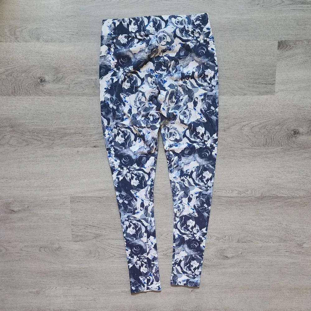 American Eagle Women's Floral Print Hi-Rise Leggings Casual Everyday Small S